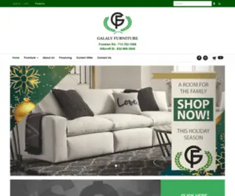 Galalyfurniture.com(Houston TX Furniture Store) Screenshot