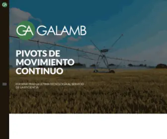 Galamb.com.ar(GALAMB AGRO) Screenshot