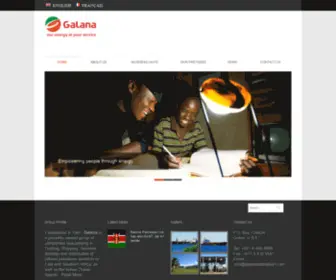 Galanapetroleum.com(Galana Group) Screenshot