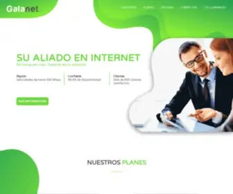 Galanet.com.ve(Servicio de Internet Simétrico en Venezuela) Screenshot