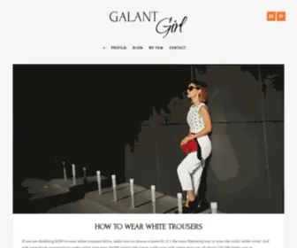 Galantgirl.com(Only style that matters) Screenshot