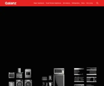 Galanz.com(Galanz Global) Screenshot