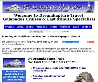 Galapagos-Cruises.ca(Galapagos Dreamkapture Travel) Screenshot