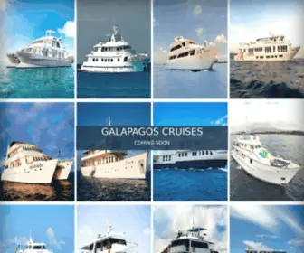 Galapagoscruises.com(Galapagos Cruises On Line) Screenshot