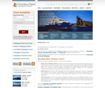 Galapagosisland.net(Galapagos Cruises) Screenshot