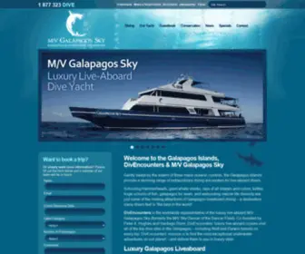 Galapagossky.com(DivEncounters) Screenshot