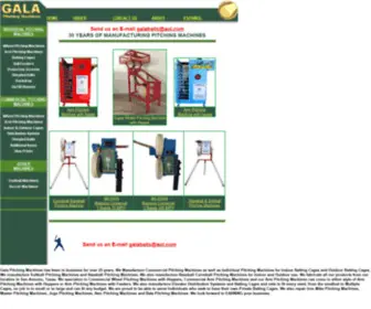 Galapitchingmachines.com(Pitching Machines Softball Pitching Machine Baseball Pitching Machine) Screenshot