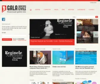 Galasocietatiicivile.ro(Gala Societatii Civile) Screenshot