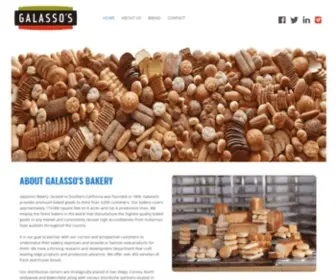 Galassos.com(Galasso's Bakery) Screenshot