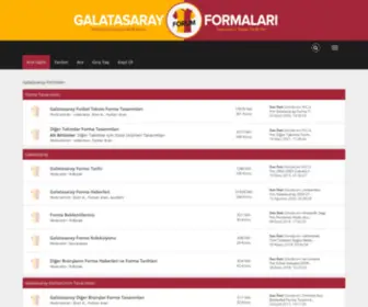 Galatasarayformalari.com(Galatasaray Formalar) Screenshot