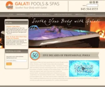 Galatipools.com(Galati Pools) Screenshot