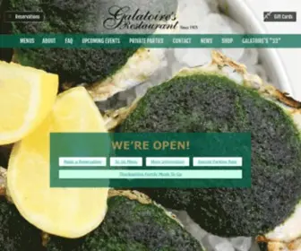 Galatoires.com(Galatoire's Restaurant New Orleans) Screenshot
