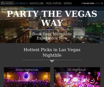 Galavantier.com(Las Vegas Nightlife & Upcoming Events) Screenshot