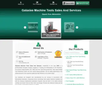 Galaxieemachine.com(Galaxiee Machine Tools Sales And Services) Screenshot