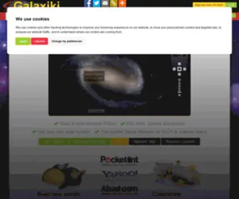 Galaxiki.org(A virtual galaxy that anyone can edit) Screenshot