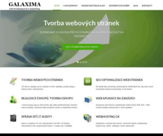 Galaxima.cz(Tvorba web stránek České Budějovice) Screenshot