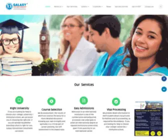 Galaxy-Edu.com(Galaxy Educational Consultants) Screenshot