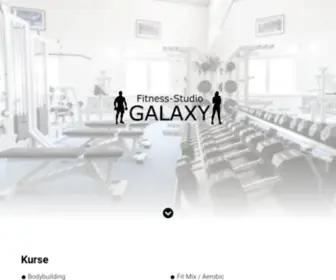 Galaxy-Studio.de(Fitnessstudio Galaxy) Screenshot