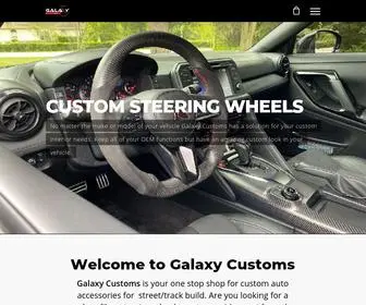Galaxycustoms.com(Custom Carbon Fiber Steering Wheels) Screenshot