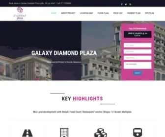 Galaxydiamondplazanoida.in(Galaxy Diamond Plaza Noida Extension) Screenshot