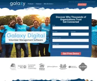 Galaxydigital.com(Best Volunteer Management Software for 2022) Screenshot