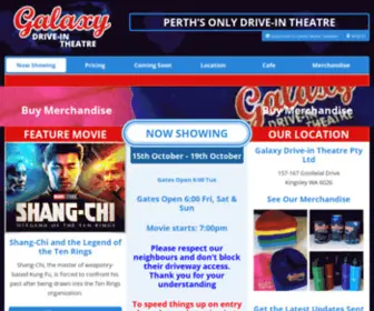 Galaxydrivein.com.au(Now Showing) Screenshot