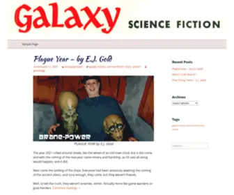 Galaxyezine.com(Galaxy eZine) Screenshot