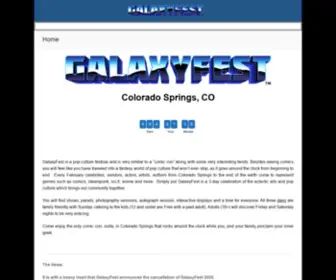 Galaxyfest.com(Galaxyfest) Screenshot