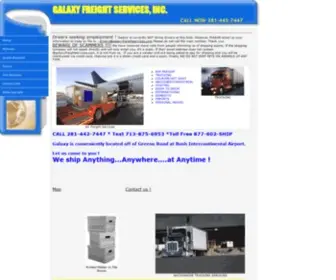 Galaxyfreightservices.com(Galaxy Freight Forwarders) Screenshot