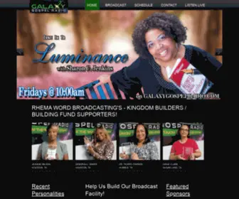 Galaxygospelradio.com(Galaxy Gospel Internet Radio) Screenshot