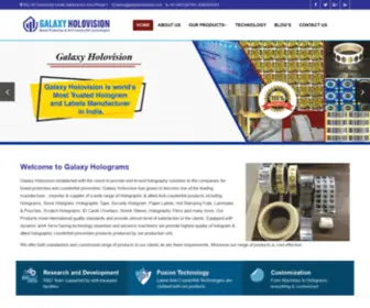 Galaxyholovision.com(Galaxy Holovision) Screenshot