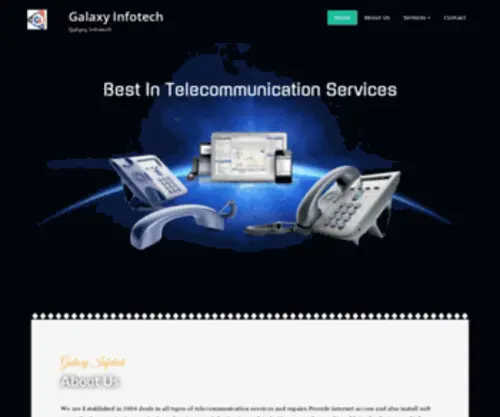 Galaxyinfotech.net(GALAXY INFOTECH Web Design and Software Developer Indore) Screenshot