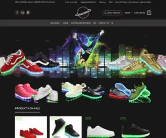 Galaxyledshoes.com(LED Shoes) Screenshot