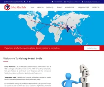 Galaxymetalindia.com(Galaxy Metal India) Screenshot