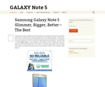 Galaxynote5Edge.com(Galaxy Note 5) Screenshot