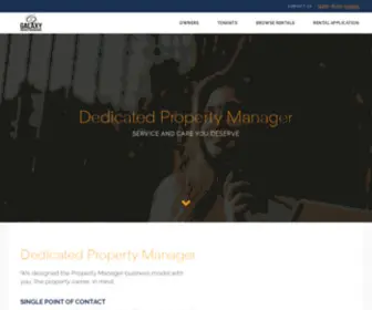 GalaxypropertymGmt.com(Dedicated Property Manager) Screenshot