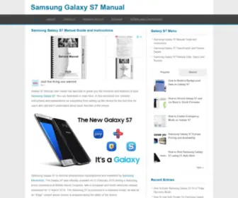 Galaxys7Manual.com(Samsung Galaxy S7 Manual Guide and Instructions) Screenshot