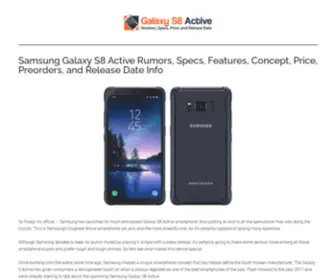 Galaxys8Active.com(Galaxy S8 Active) Screenshot