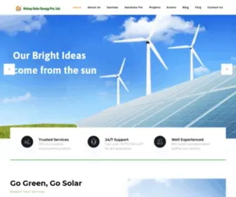 Galaxysolarenergy.com(Galaxy Solar Energy Pvt. Ltd) Screenshot