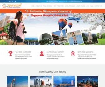 Galaxytourism.com(Destination management company) Screenshot