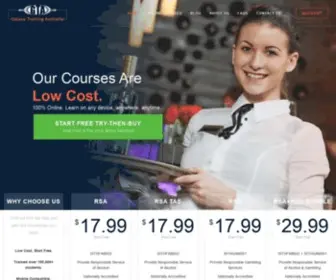 Galaxytraining.com.au(RSA Online & RSG Online Courses) Screenshot