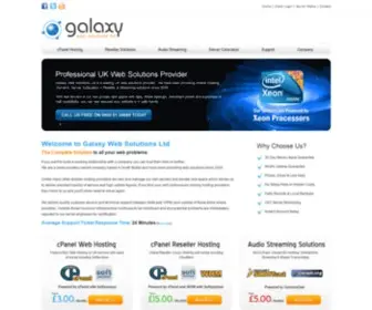 Galaxywebsolutions.com(Galaxy Web Solutions Ltd) Screenshot