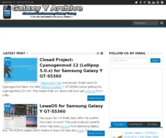 Galaxyyarchive.info(Galaxyyarchive info) Screenshot