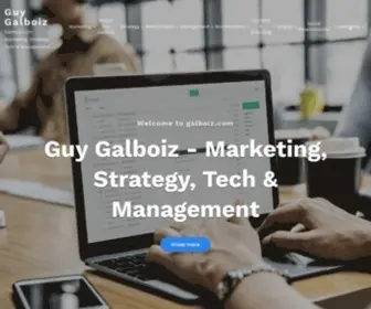 Galboiz.com(Marketing, Strategy, Tech & Management) Screenshot