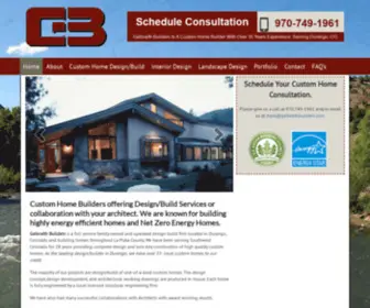 Galbraithbuilders.com(Durango Colorado Green Home Builder) Screenshot