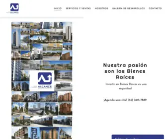 Galcance.com(Grupo Inmobiliario ALCANCE) Screenshot