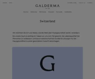 Galderma.ch(Galderma) Screenshot