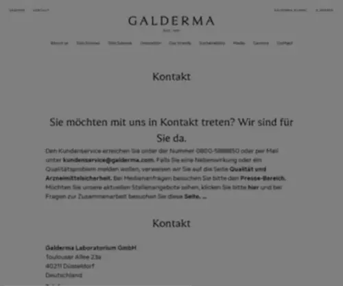 Galderma.de(Galderma) Screenshot