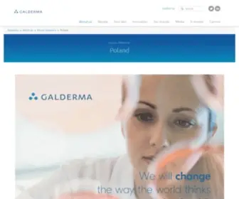 Galderma.pl(Galderma) Screenshot