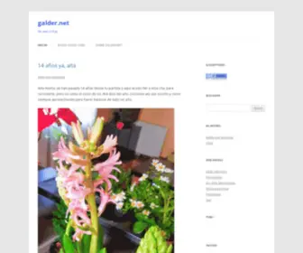 Galder.net(De web a blog) Screenshot